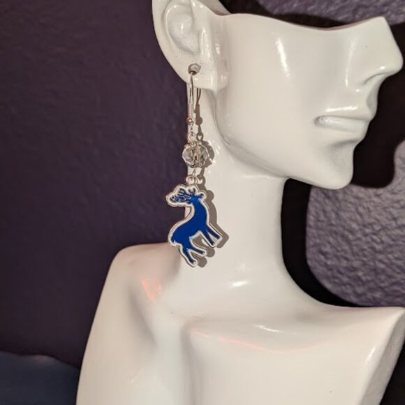 Christmas Reindeer Earrings - Picture 2 of 6